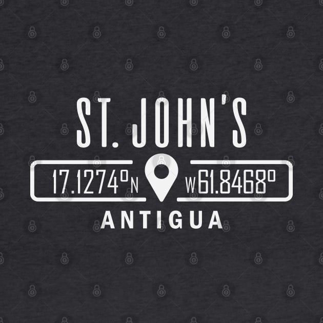 S John's, Antigua and Barbuda GPS Location by IslandConcepts